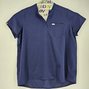 Figs Scrub Top Womens XXL Blue Kitale Maternity Healthcare‎ Nurses Uniforms